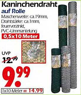 Kaninchendraht auf Rolle