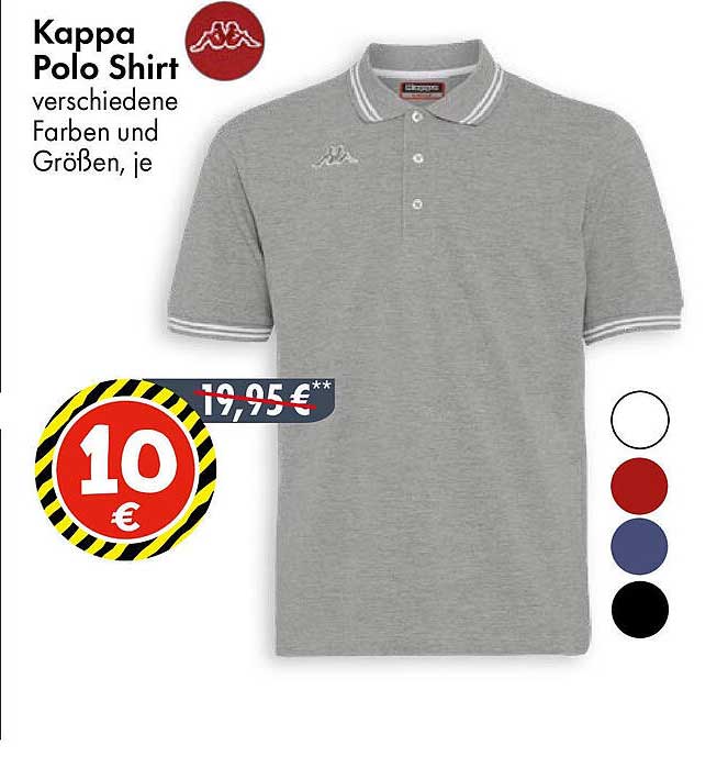 Kappa Polo Shirt - verschiedene Farben und Größen, je
