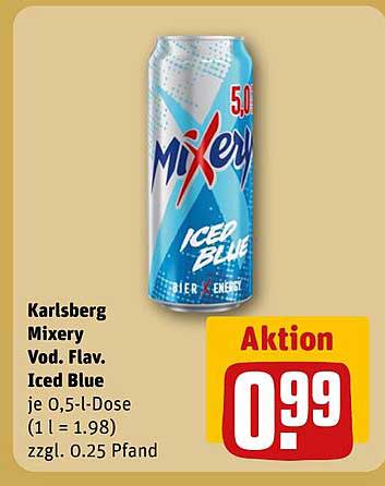 Karlsberg Mixery Vod. Flav. Iced Blue