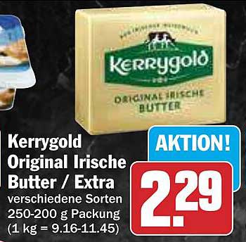 Kerrygold Original Irische Butter / Extra 250-200 g