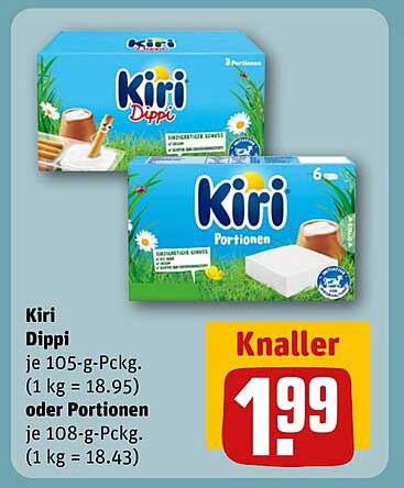 Kiri Dippi oder Kiri Portionen - Besonders köstlich!