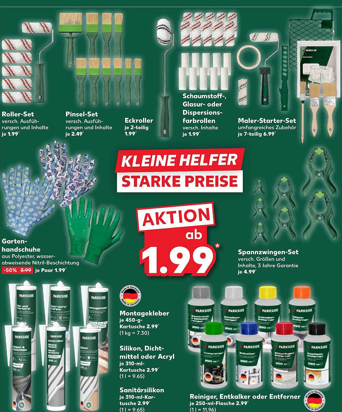 Kleine Helfer – starke Preise bei Kaufland