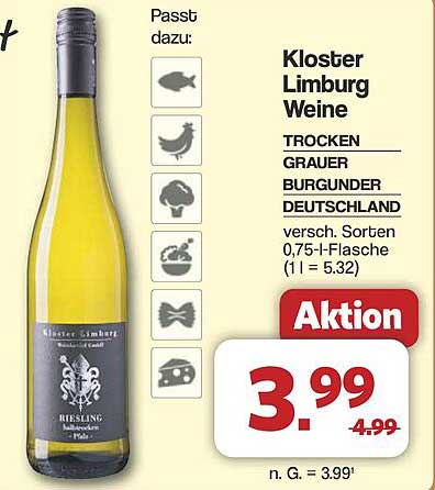 Kloster Limburg Wein - Trocken Grauer Burgunder