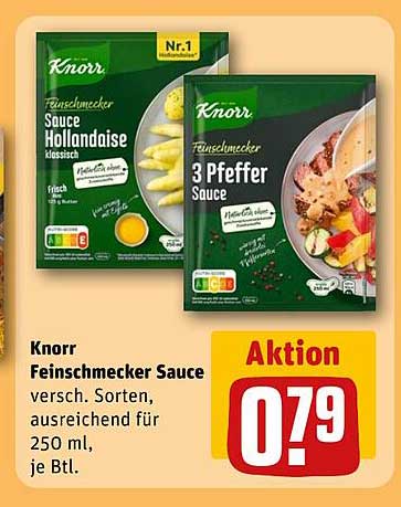 Knorr Feinschmecker Sauce – Verschiedene Sorten für jeden Geschmack
