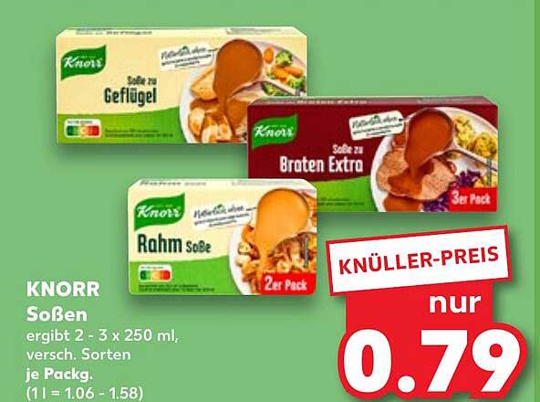 KNORR Soßen - perfekt für jeden Anlass