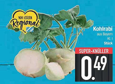 Kohlrabi aus Bayern Kl. I Stück