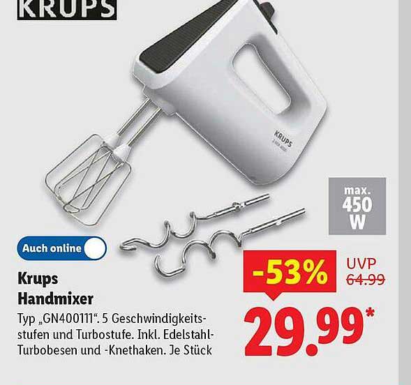 Krups Handmixer Typ „GN400111“