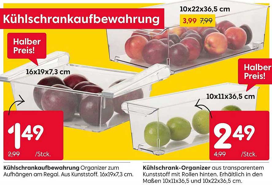 Kühlschrankaufbewahrung