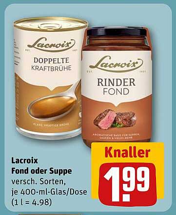 Lacroix Fond oder Suppe, 400 ml, verschiedene Sorten