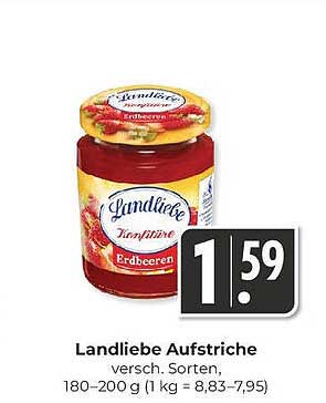 Landliebe Aufstrich Erdbeeren
