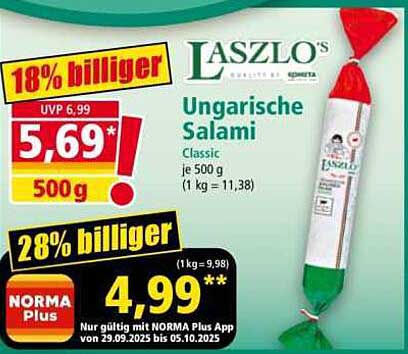 Laszlo's Ungarische Salami Classic (500 g)