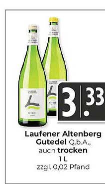Laufer Altenberg Gutedel Q.b.A., auch trocken