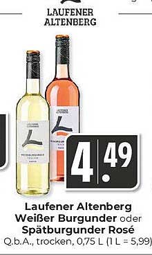 Laufer Altenberg Weißer Burgunder oder Spätburgunder Rosé