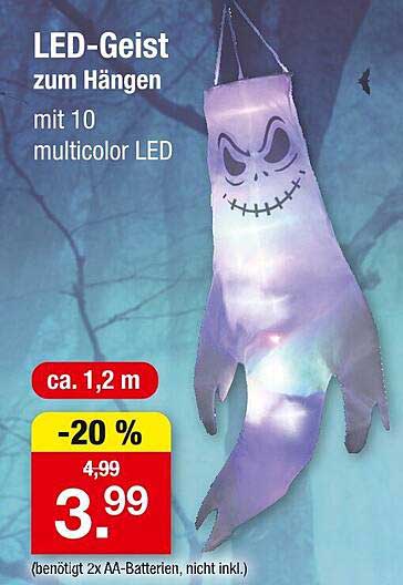LED-Geist zum Hän g en mit 10 multicolor LED