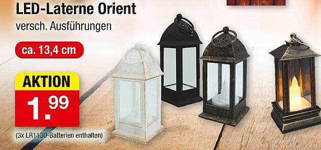LED-Laterne Orient – verschiedene Ausführungen