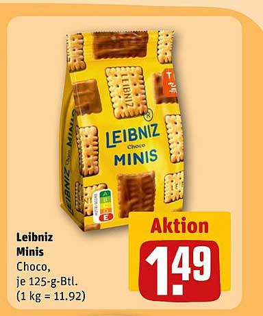 Leibniz Minis Choco, je 125-g-Btl.