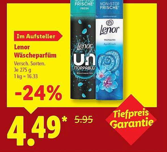 Lenor Wäschparfüm Versch. Sorten Je 275 g
