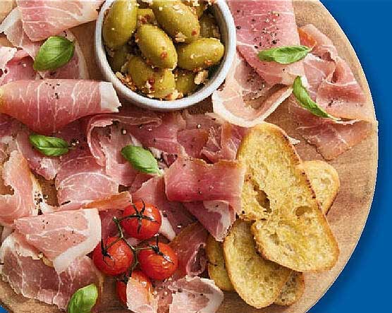 Lidl Aufschnittplatte mit ausgewählten Delikatessen