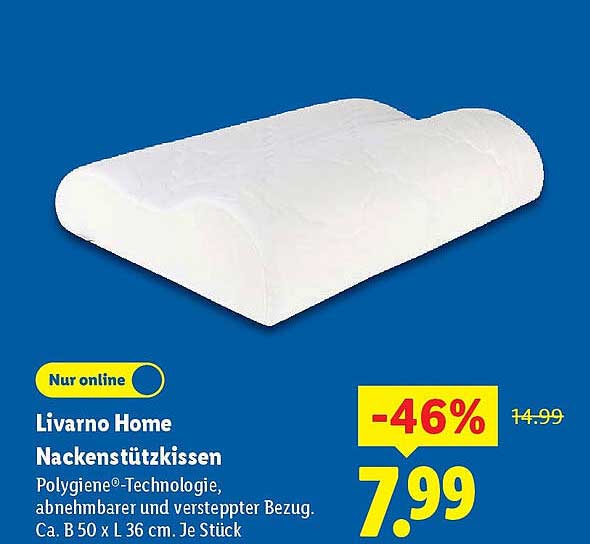Livarno Home Nackenstützkissen