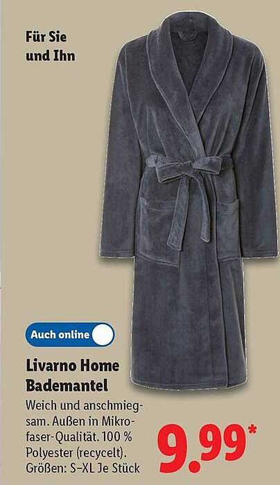 Livorno Home Bademantel