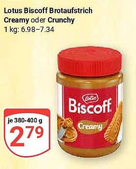 Lotus Biscoff Brotaufstrich Creamy oder Crunchy