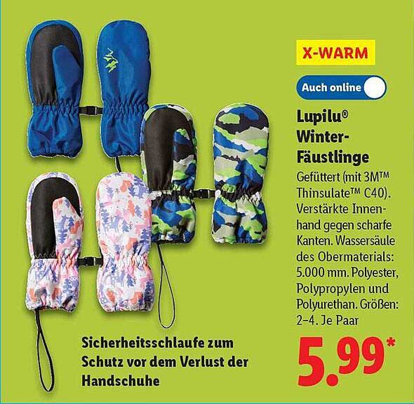 Lupilu® Winter-Fäustlinge