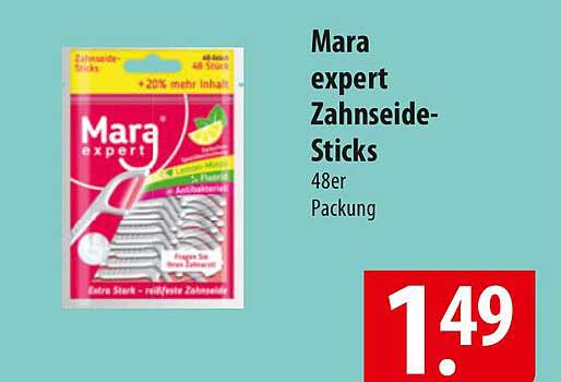 Mara expert Zahnsiede-Sticks 48er Packung
