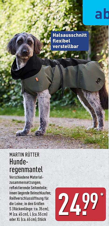 Martin Rütter Hunde-Regenmantel