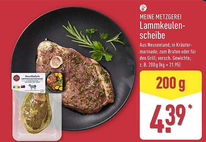 MEINE METZGEREI Lammkeulenscheibe