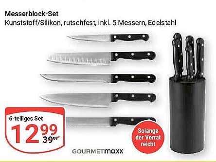 Messerblock-Set - 6-teiliges Set