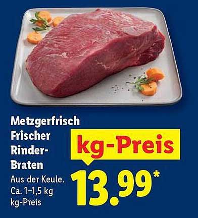 Metzgerfrisch Frischer Rinder-Braten