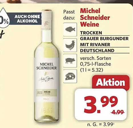 Michel Schneider Weine - Trocken Grauer Burgunder mit Rivaner Deutschland