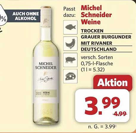 Michel Schneider Weine - Trocken Grauer Burgunder mit Rivaner