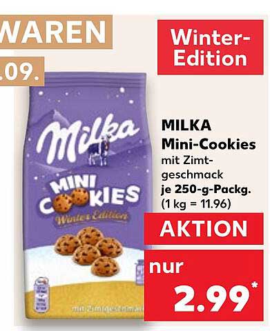 MILKA Mini-Cookies Winter-Edition