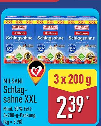 MILSANi Schlagrahm XXL 3 x 200 g