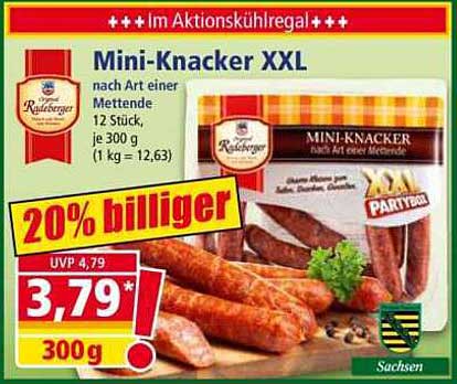 Mini-Knacker XXL – nach Art einer Mettende