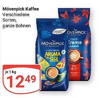 Mövenpick Kaffee - Verschiedene Sorten, ganze Bohnen