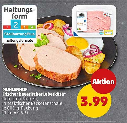 MÜHLENHOF Frischer bayerischer Leberkäse*