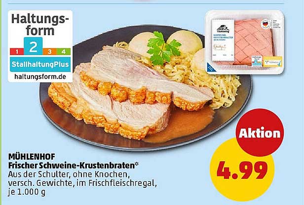 MÜHLENHOF Frischer Schweine-Krustenbraten*