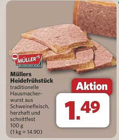 Müllers Heidefrühstück traditionelle Hausmacherwurst