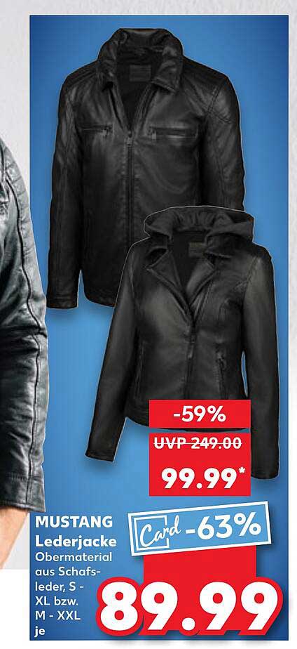 MUSTANG Lederjacke aus Schafsleder - jetzt nur 89,99 €