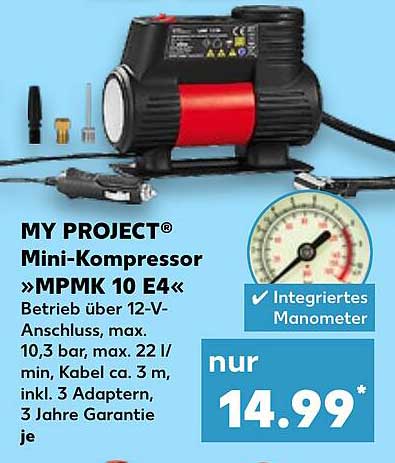 MY PROJECT® Mini-Kompressor »MPMK 10 E4«