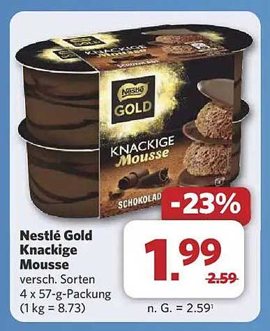 Nestlé Gold Knackige Mousse