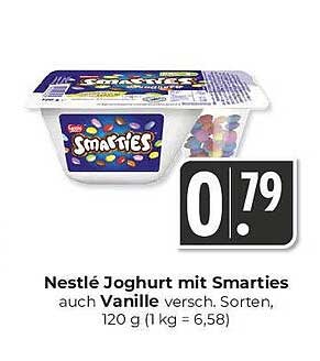 Nestlé Joghurt mit Smarties, 120 g