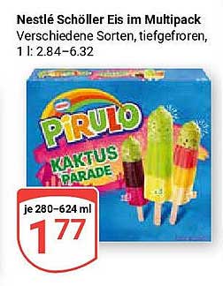 Nestlé Schöller Eis im Multipack - Pirulo Kaktus Parade