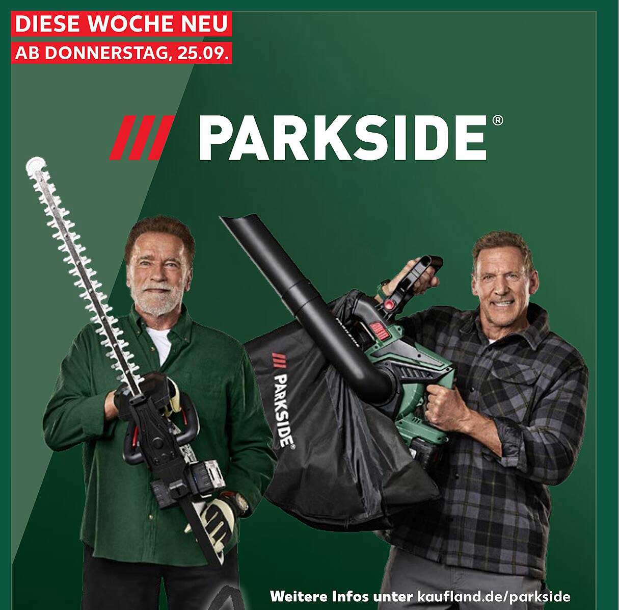 Neue PARKSIDE Gartengeräte ab 25.09. erhältlich!