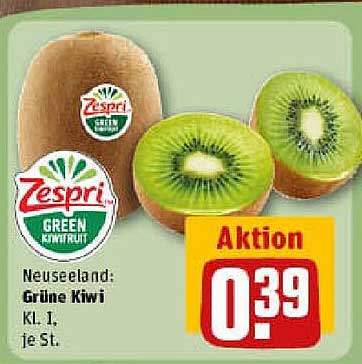 Neuseeland: Grüne Kiwi von Zespri, je Stück