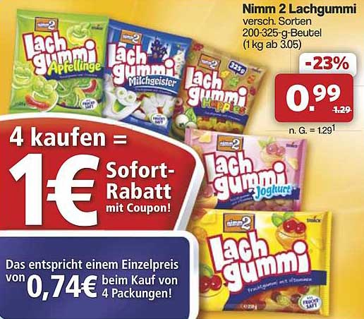 Nimm 2 Lachgummi - Verschiedene Sorten
