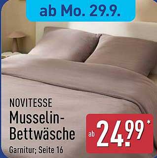 Novitesse Musselin-Bettwäsche