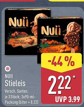 Nuii Stieleis - Verschiedene Sorten